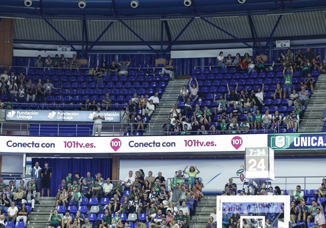 Imagen de uno de los fondos altos del Carpena el miércoles.